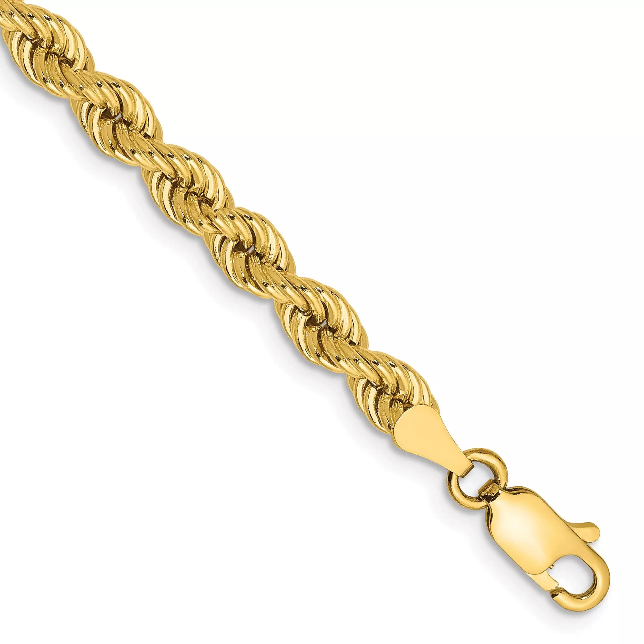 10K Yellow Gold 4.0mm Rope Chain