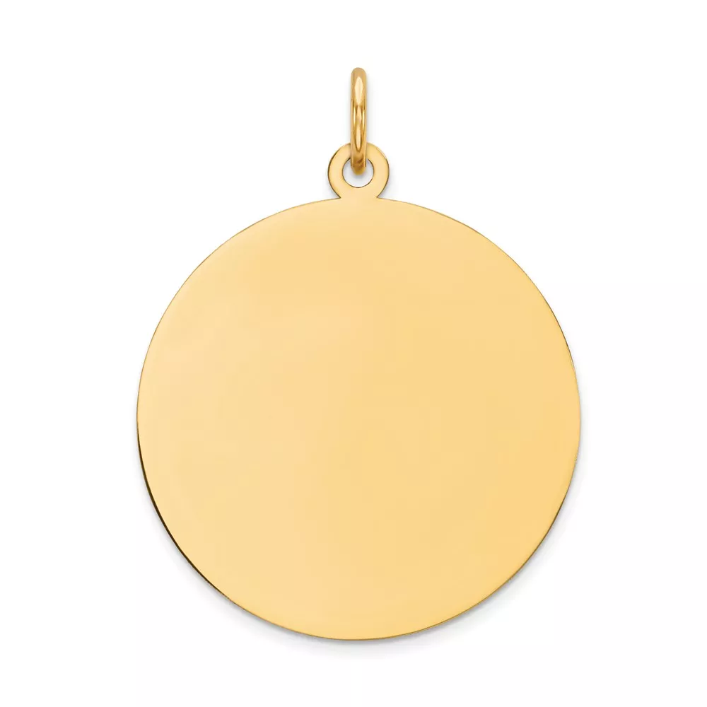 10KPlain .027 Gauge 22.75×22.75mm Circular Engravable Disc Charm
