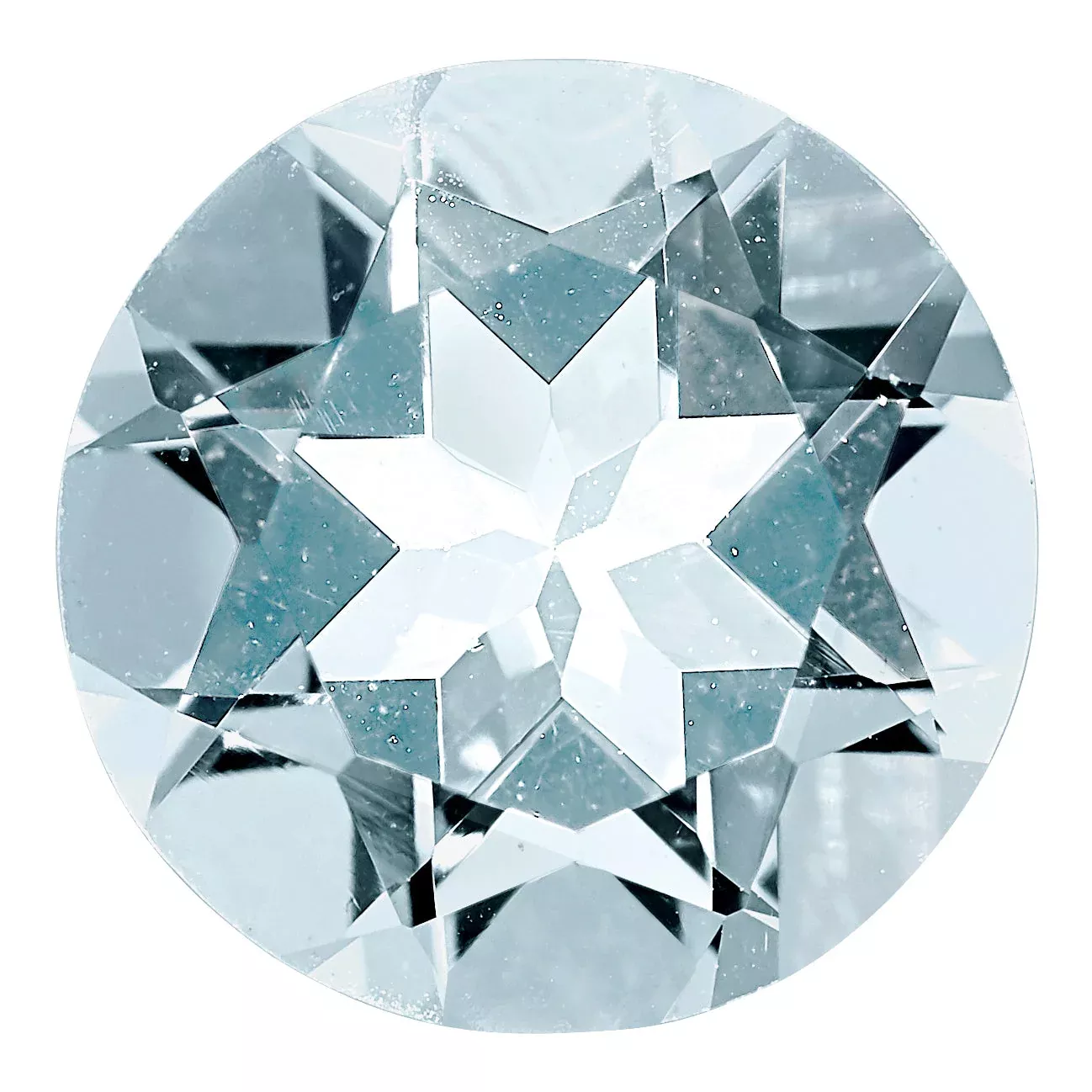 Gemstone Aquamarine Aa Quality 6mm Round
