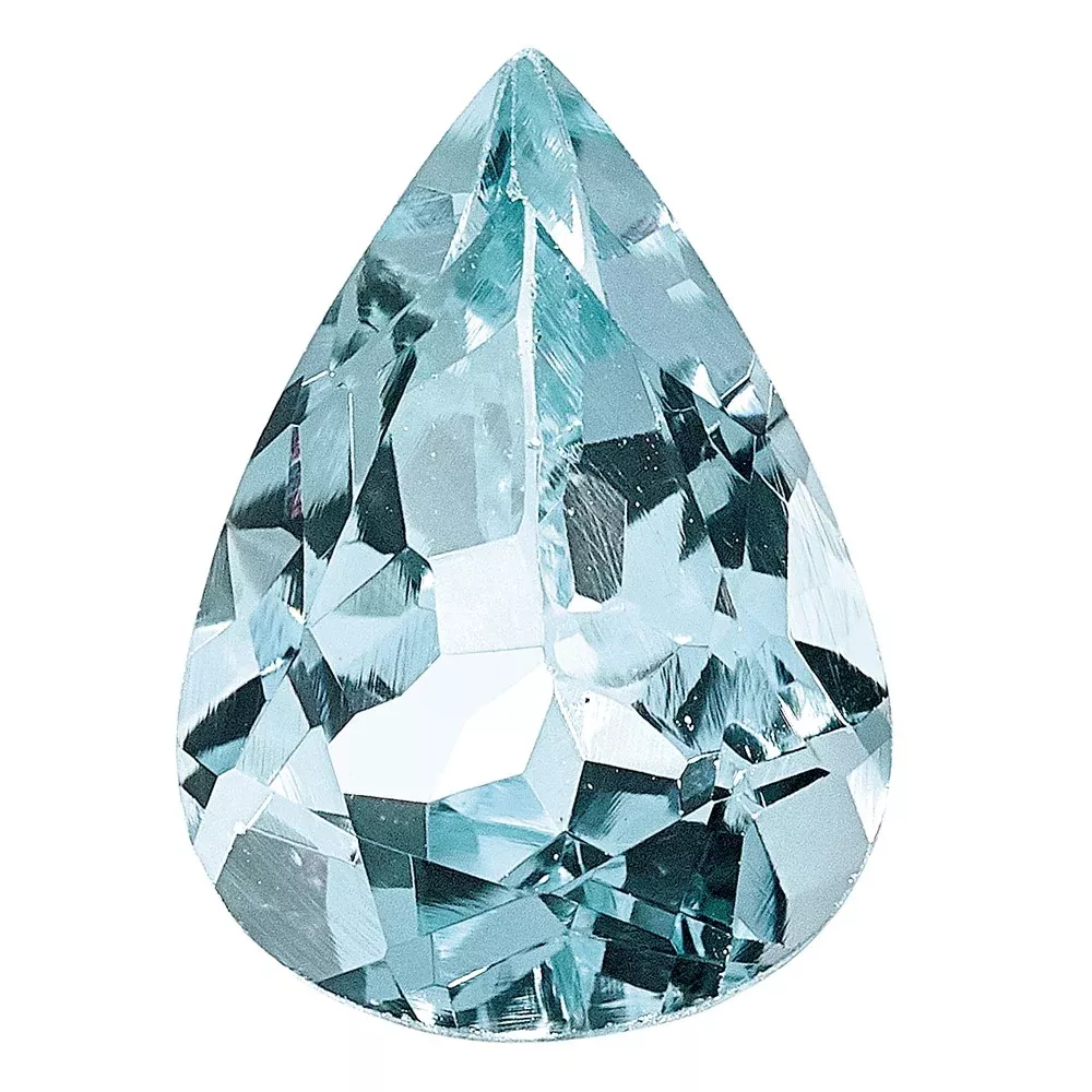 Gemstone Aquamarine Aa Quality 8X5mm Pear