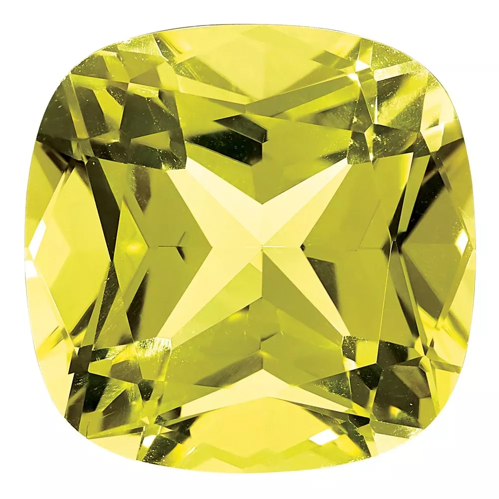Gemstone Lemon Quartz Aa Quality 8mm Antique Cushion