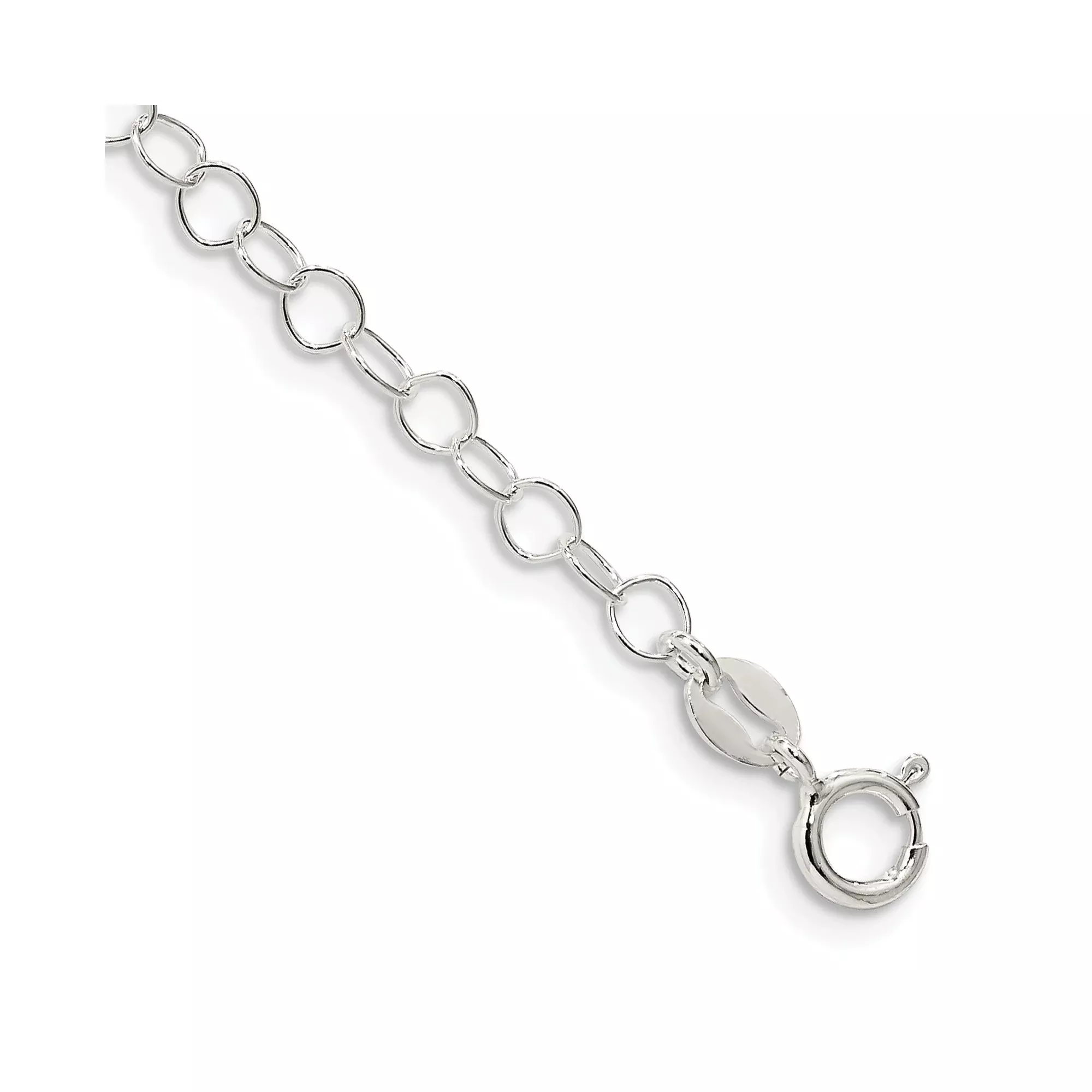 Sterling Silver Cable Chain Bracelet, 3.5 mm