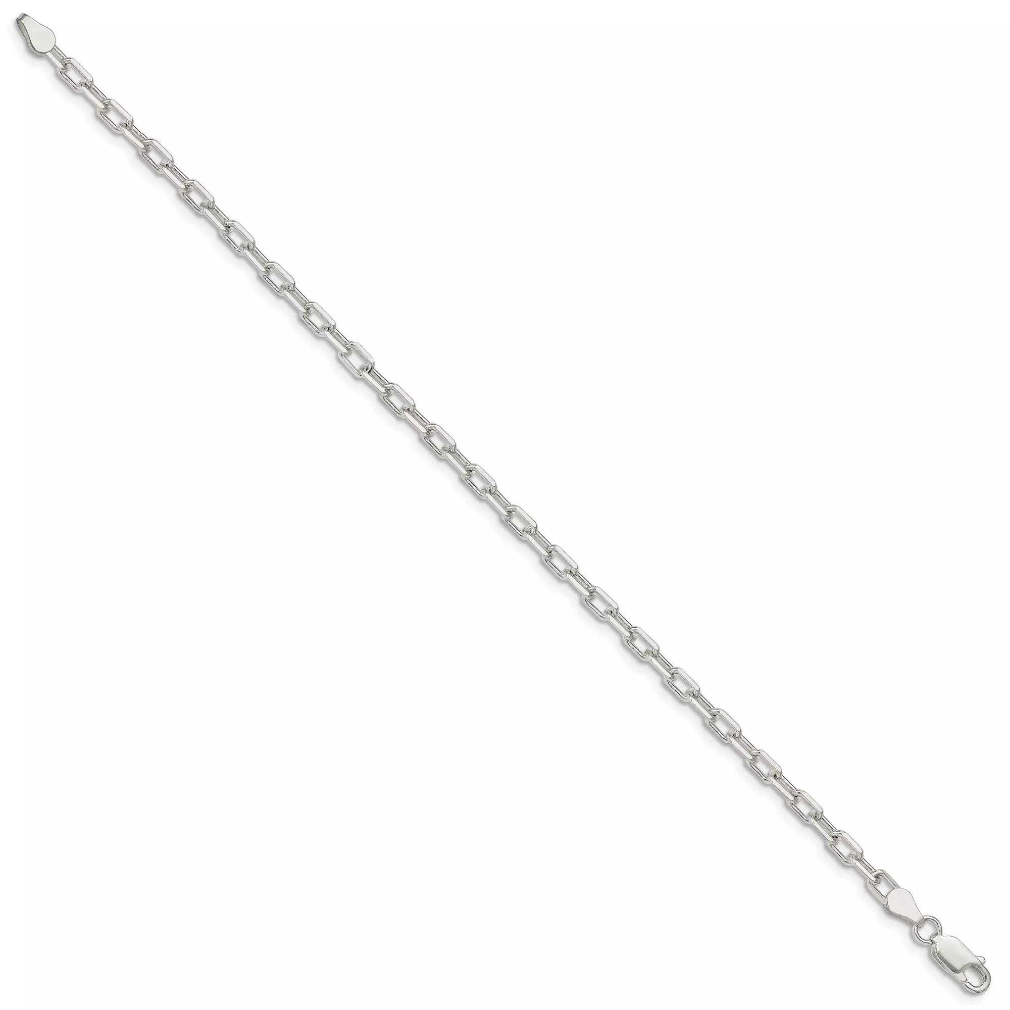 Sterling Silver Cable Chain Bracelet, 3.75 mm