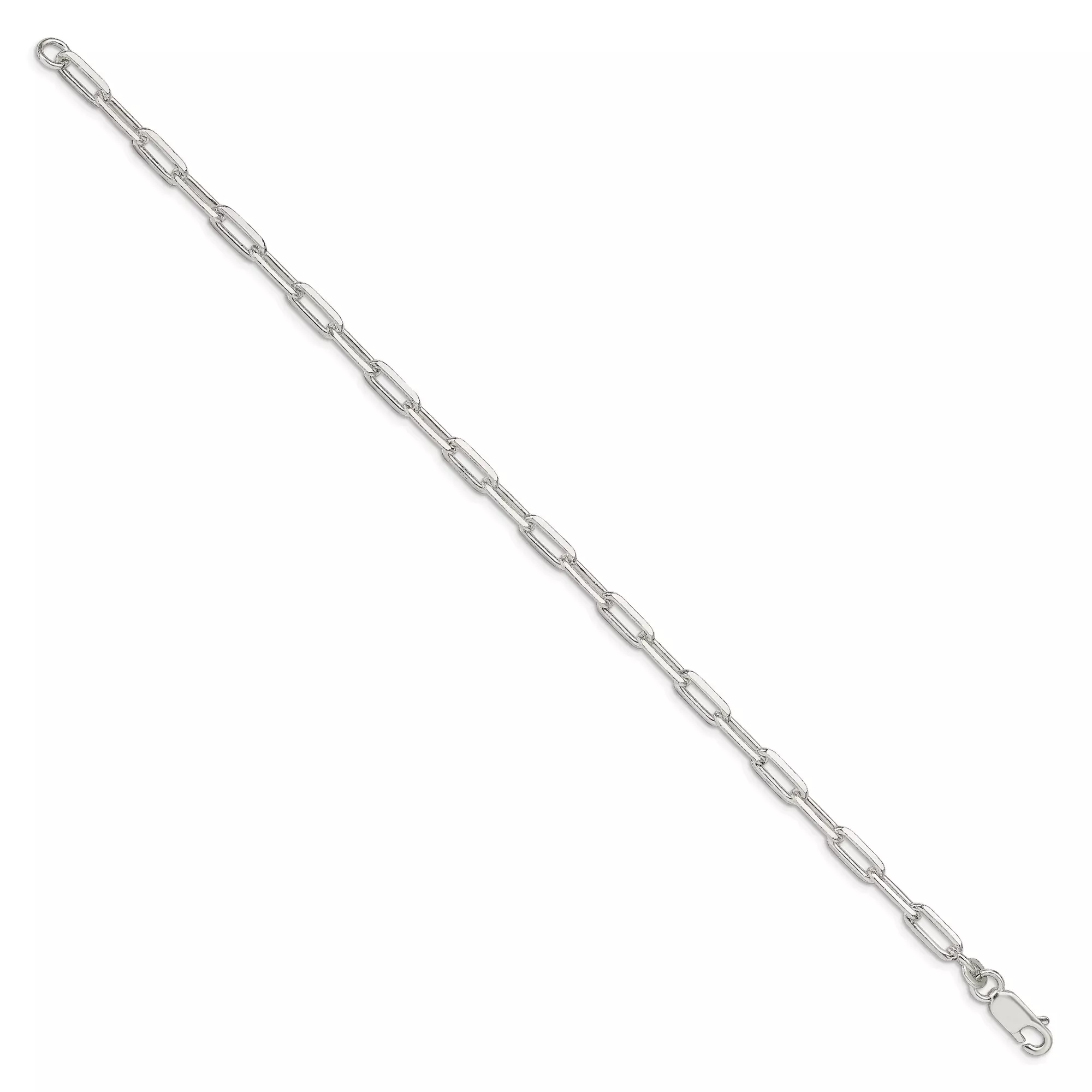 Sterling Silver Cable Chain Bracelet, 4.25 mm