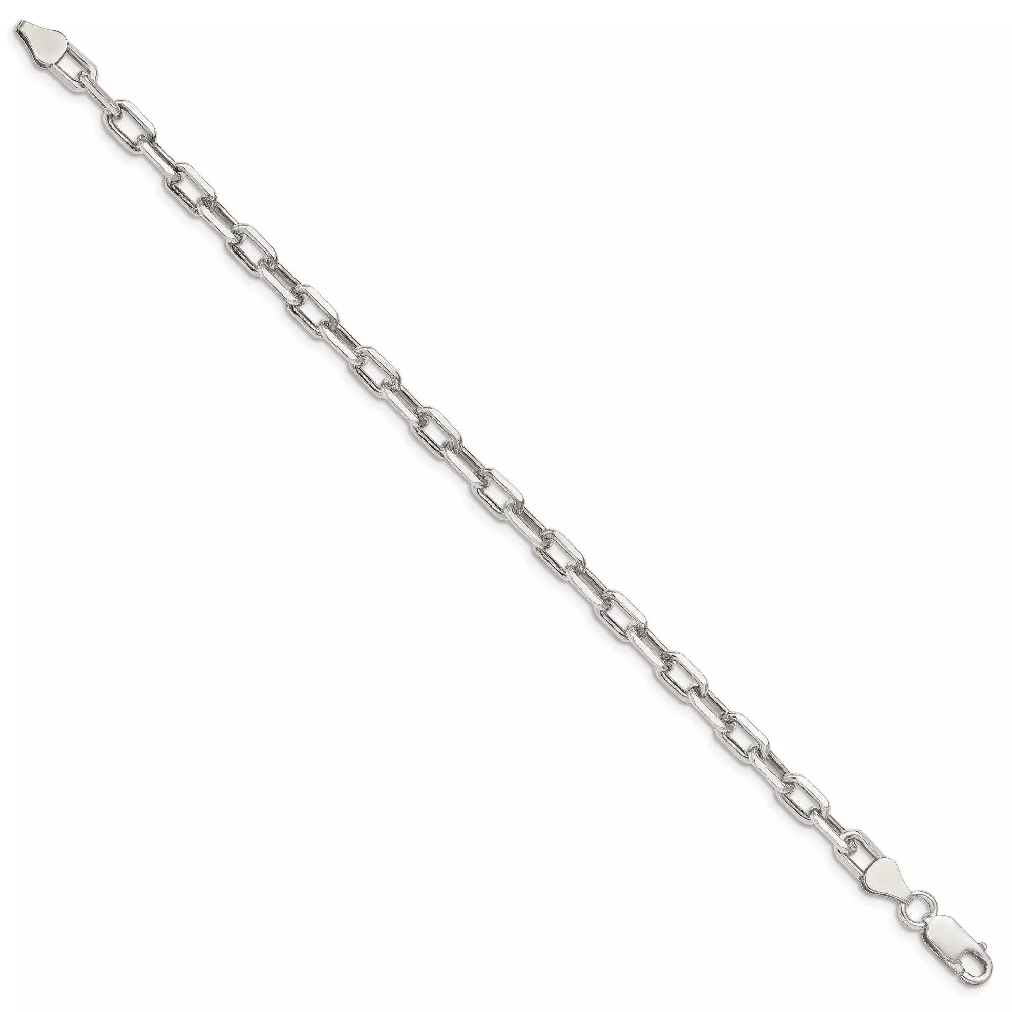 Sterling Silver Cable Chain Bracelet, 5.75 mm