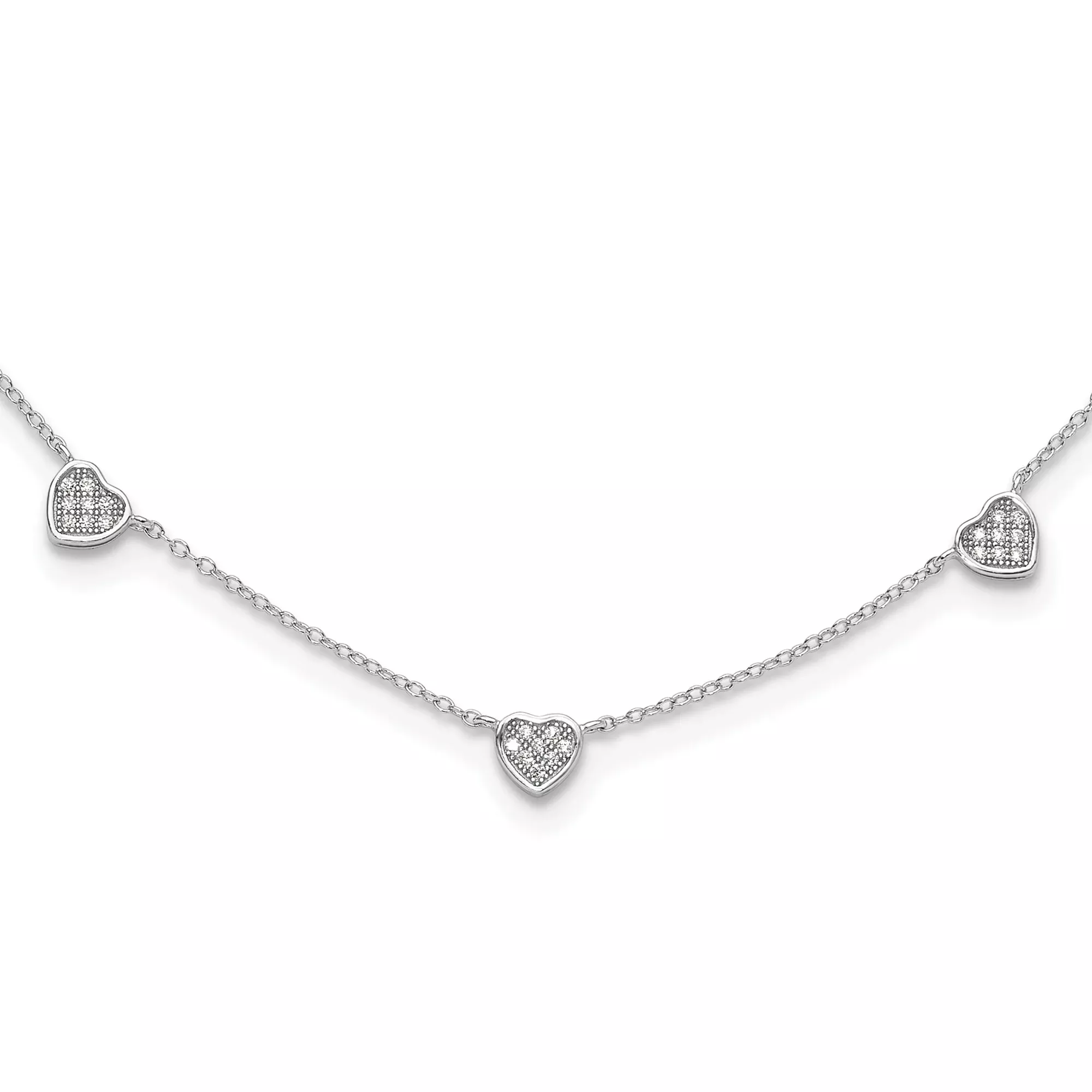 Sterling Silver Cable Chain Necklace, 1.1 mm