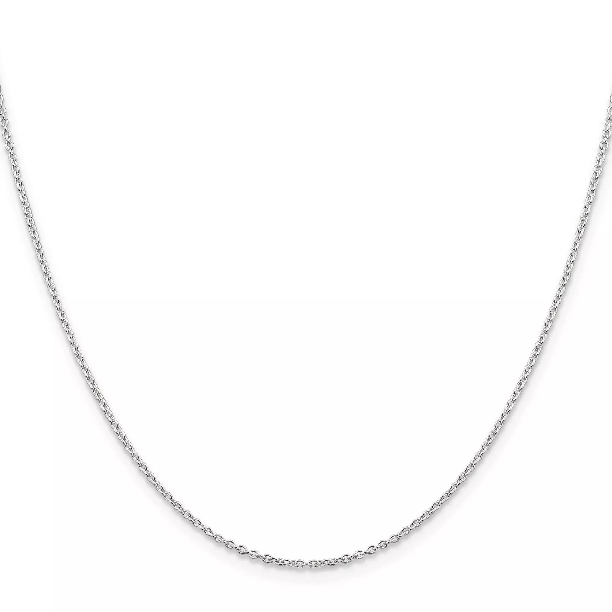 Sterling Silver Cable Chain Necklace, 1.25 mm
