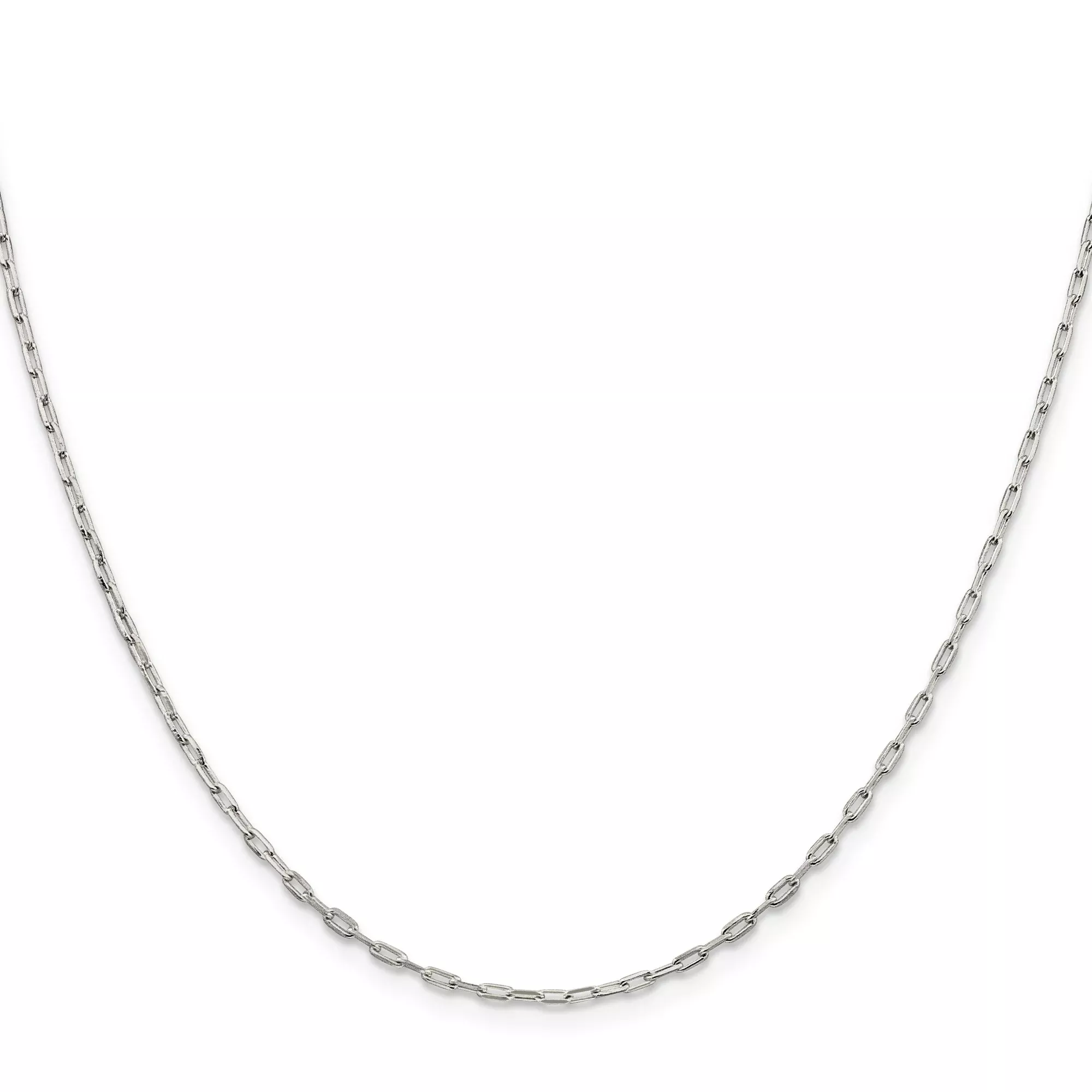 Sterling Silver Cable Chain Necklace, 1.75 mm