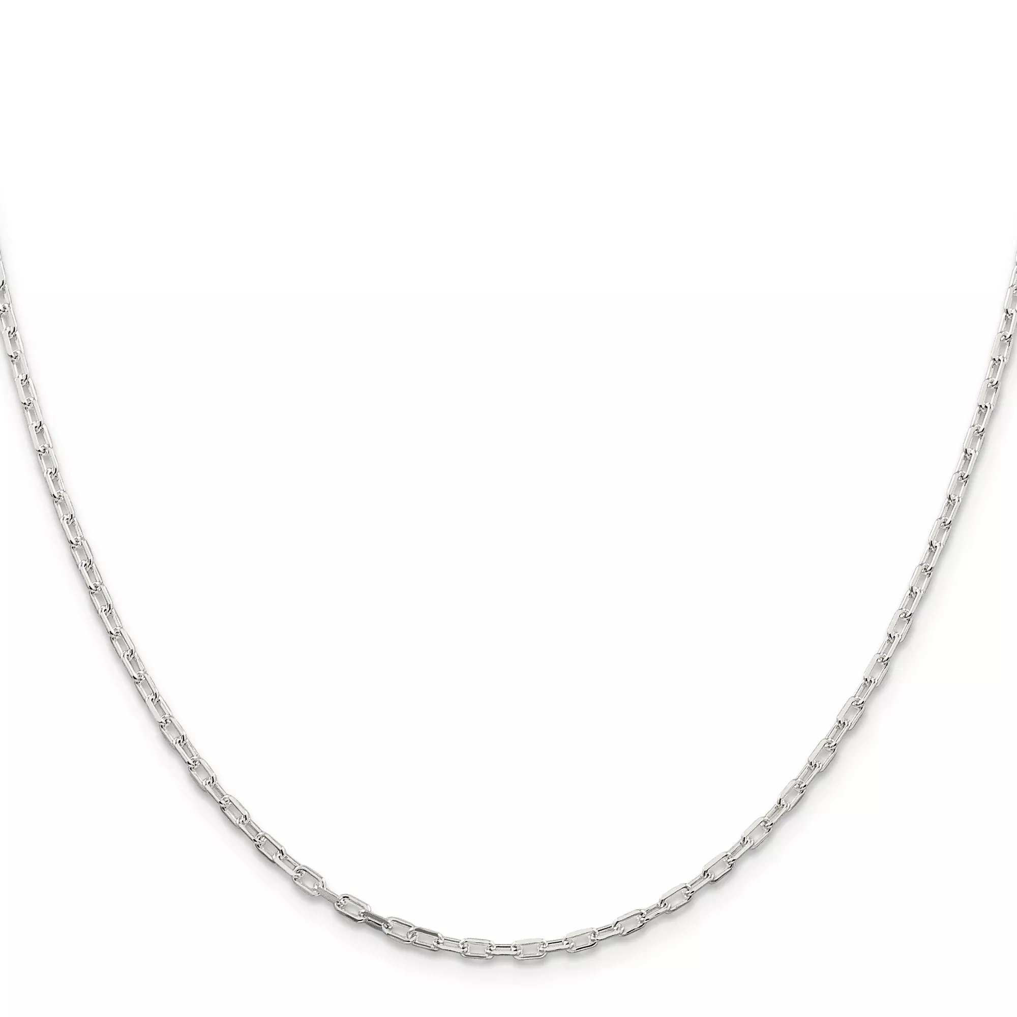 Sterling Silver Cable Chain Necklace, 2.2 mm