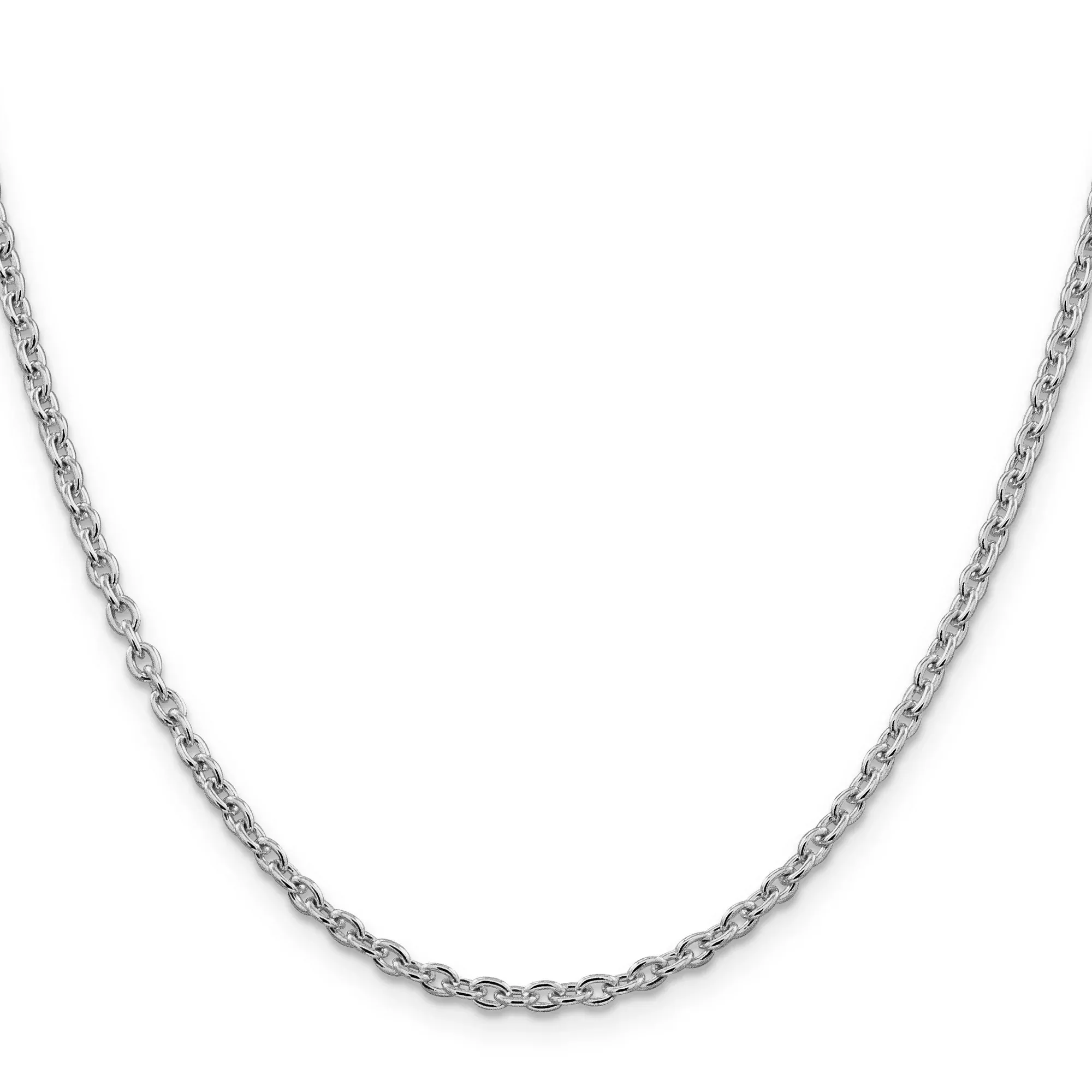 Sterling Silver Cable Chain Necklace, 2.75 mm