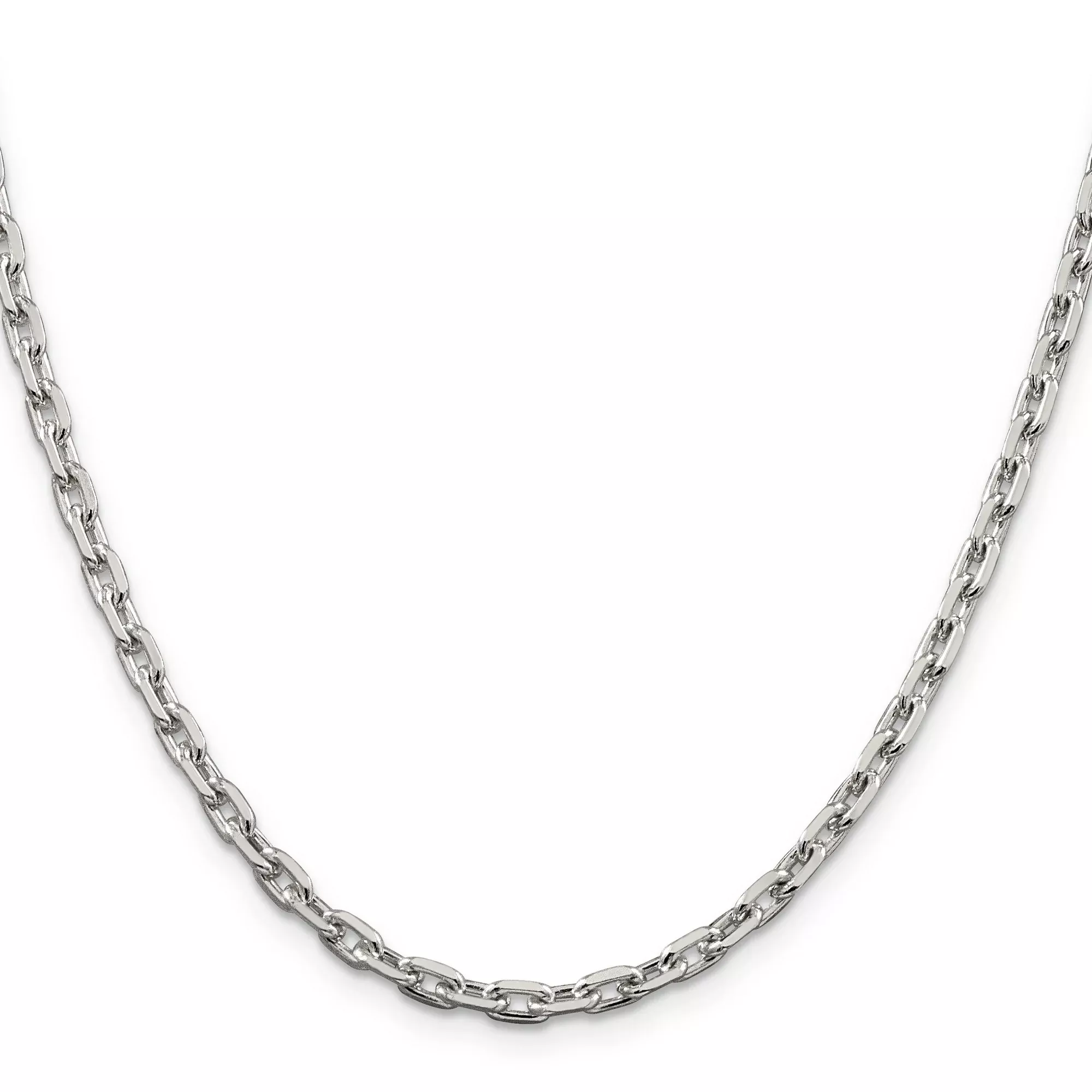 Sterling Silver Cable Chain Necklace, 3.95 mm