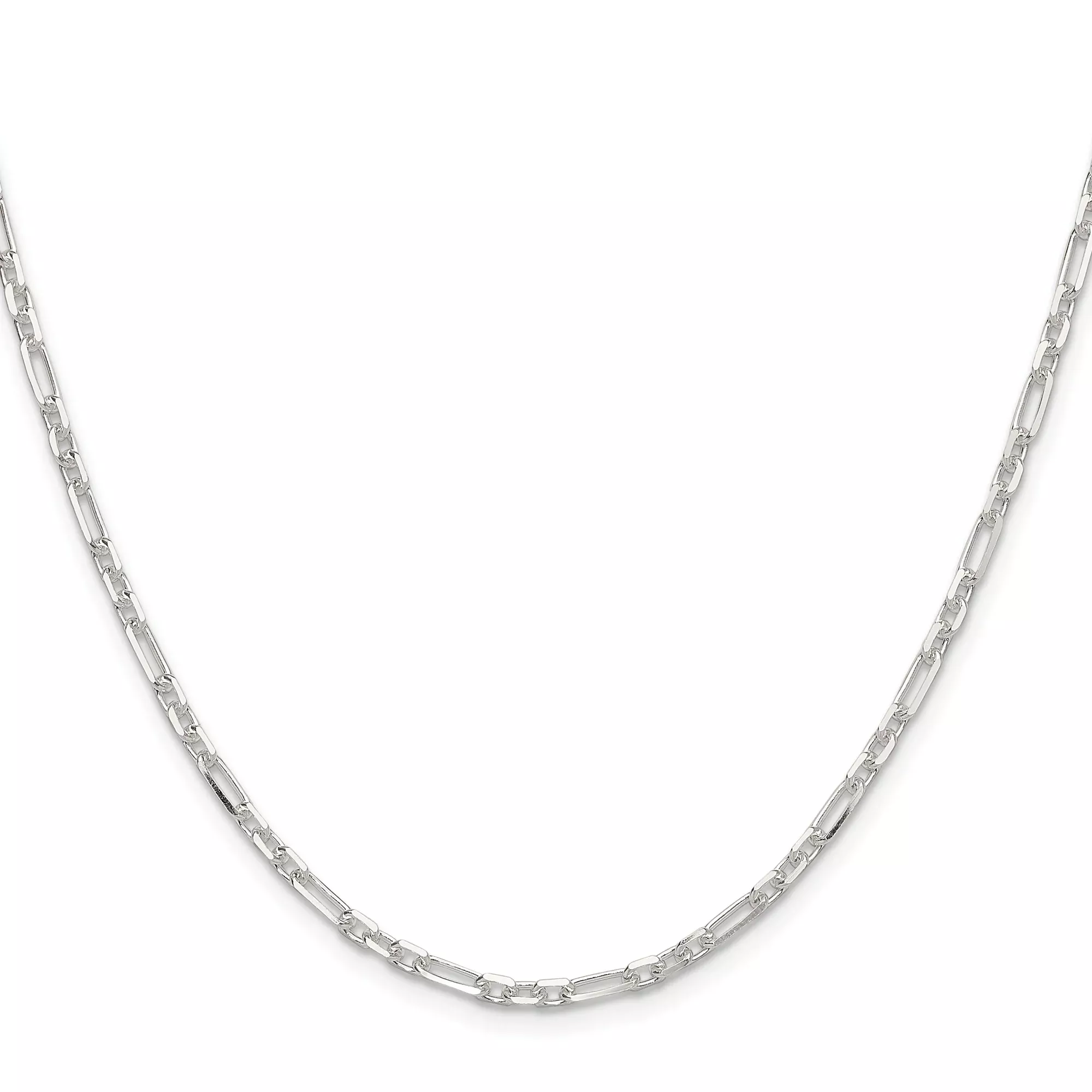 Sterling Silver Cable Chain Necklace, 3 mm