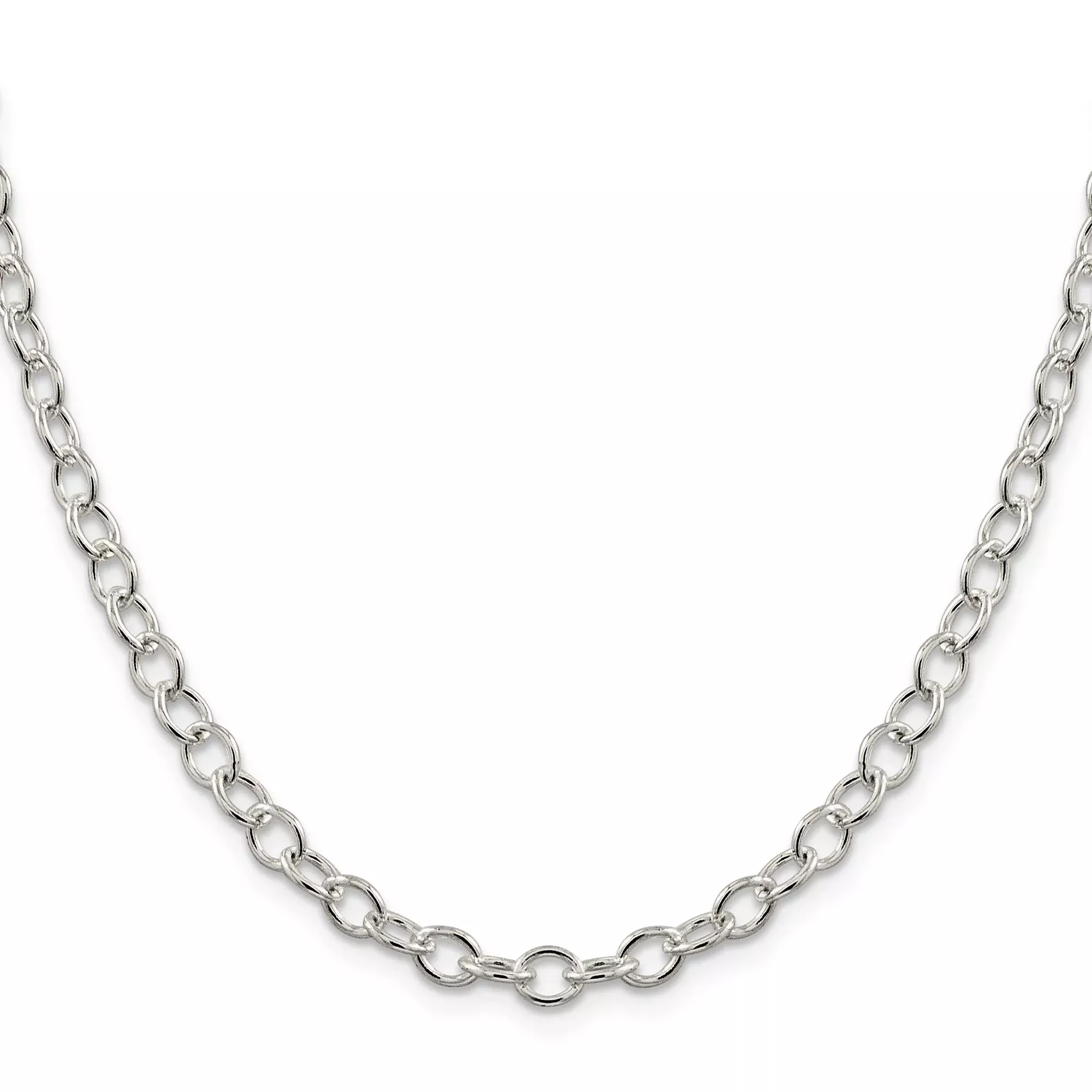 Sterling Silver Cable Chain Necklace, 5.3 mm