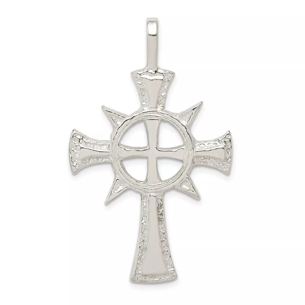Sterling Silver Iona Cross Pendant