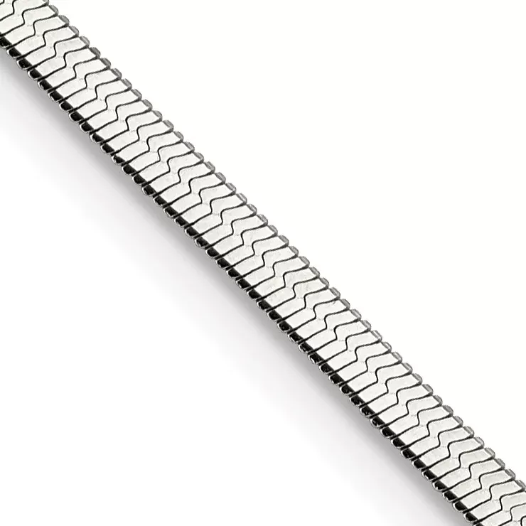 Women's Stainless Steel Herringbone Chain Necklace 3.3mm