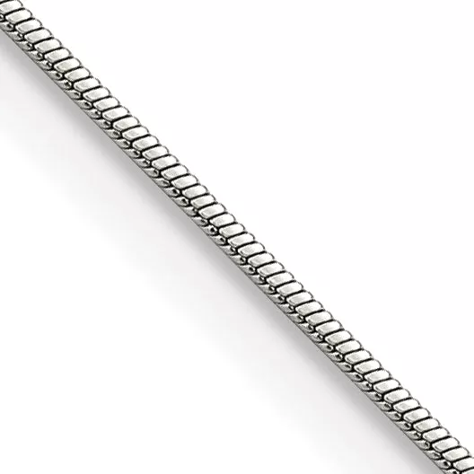 Women's Stainless Steel Snake Chain Necklace 1.2mm
